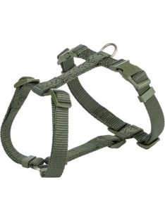 Trixie Premium H- hám - olívazöld (M-L) 52-75cm/20mm