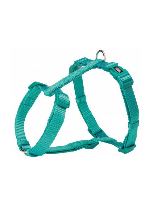 KT24: Trixie Premium H- hám - óceánkék (L-XL) 75-120cm/25mm