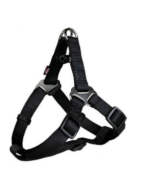Trixie Premium One Touch hám - fekete (XS-S) 30-40cm/10mm