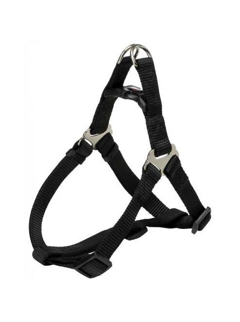 Trixie Premium One Touch - hám - fekete (S) 40-50cm/15mm