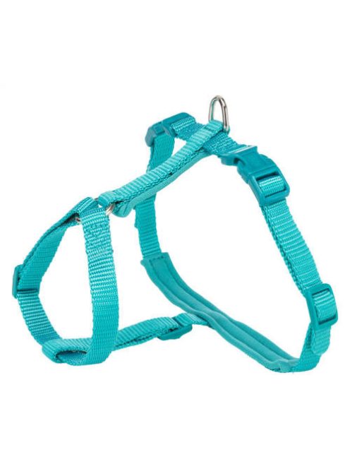 KT24: Trixie Premium H- hám - óceánkék (L) 60-87cm/25mm