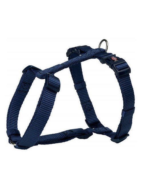 KT24: Trixie Premium H- hám - indigókék (L) 60-87cm/25mm