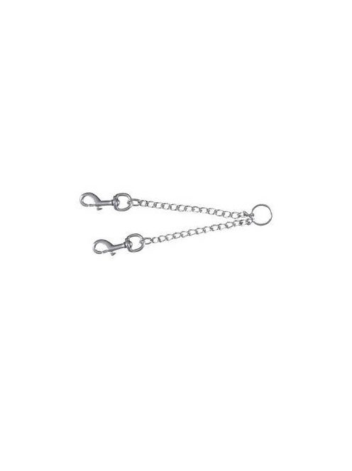 Trixie Chain Coupler - fém ikerveztető (60cm/4mm)
