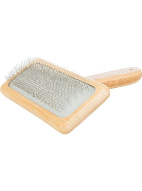 Trixie Soft Brush - szögletes kefe (bambusz) 12x15cm