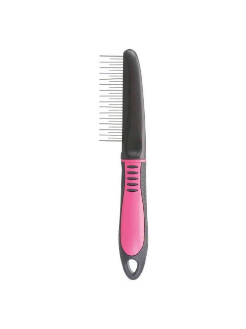 Trixie Fém tüskés fésű, műanyag nyéllel macskák részére (22cm)