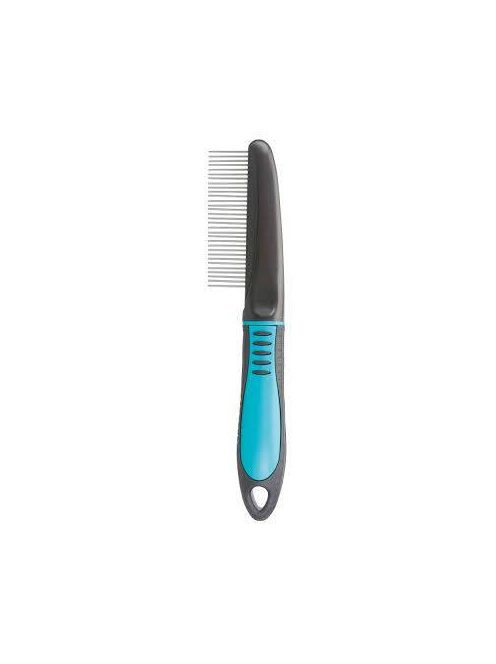 Trixie Coat Untangler - bontófésű (türkizkék,fekete) kutyák részére (22cm)