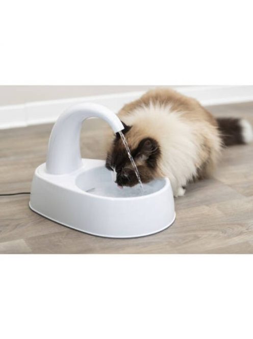 Trixie Drinking Fountain Curved Stream - ívókút (fehér) macskák részére (2,5l)