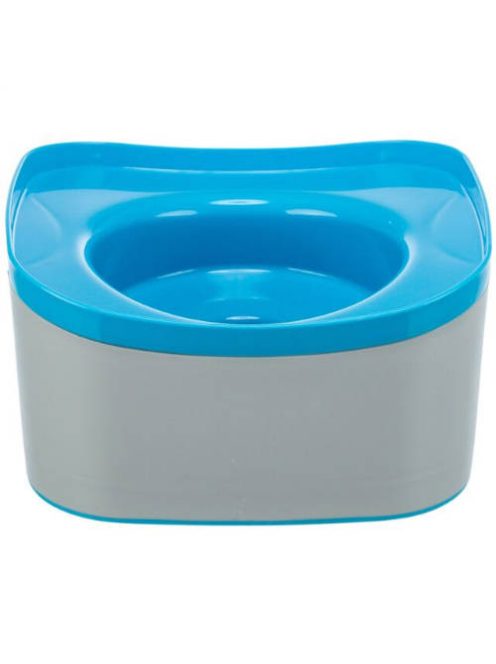 Trixie Strong Travel Bowl - tál (szürke, petrolkék) kutyák részére (21x11x21cm)