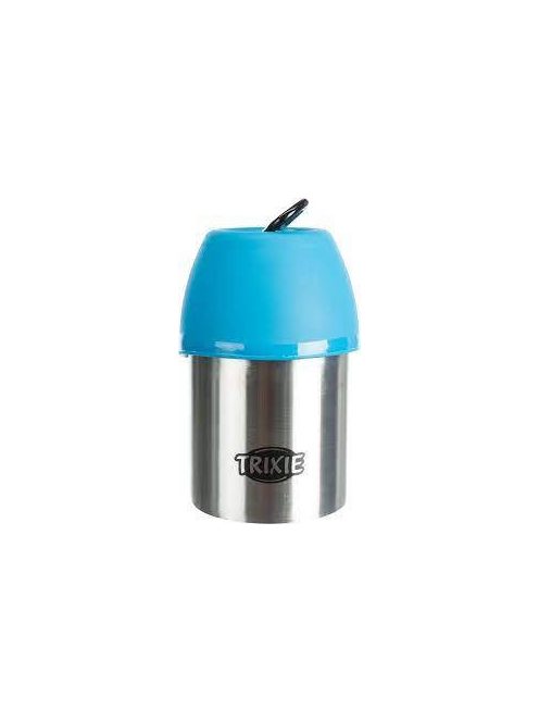 Trixie Bottle with Bowl - itató palack (fém) utazáshoz (300ml)