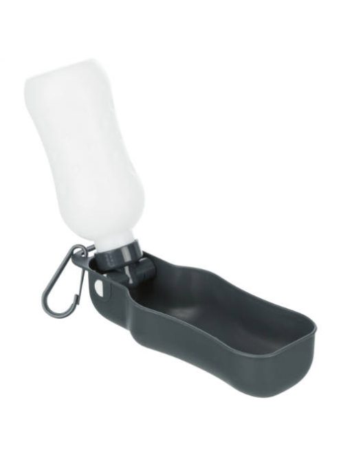 Trixie Bottle with Bowl - itatós palack (fekete,piros színben) kutyák részére (0,25l)