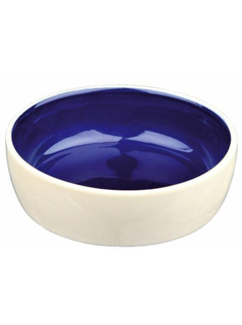 Trixie Ceramic Bowl - kerámia tál (fehér, kék) macskák részére (0,3l /Ø13cm)