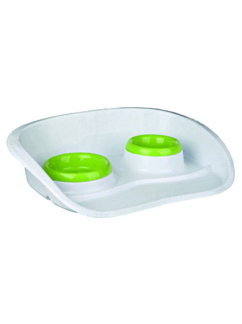 Trixie Dinner Set - Műanyag tál szett (vegyes színekben) macskák részére (0,25l /Ø 9cm és 0,3l /Ø 11cm)