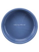Trixie Ceramic Bowl - kerámia tál (fehér, kék) rövid orrú macskák részére (0,3l /Ø11cm)