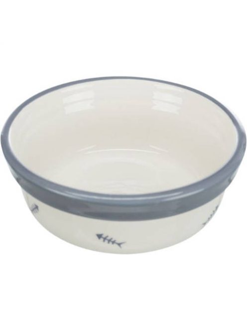 KT24:Trixie Ceramic Bowl - kerámia tál (halcsont minta) Ø12cm/0,3l