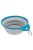 Trixie Feed and Water Containers - összecsukható, utazó tál (szilikon,szürke)kutyák részére (1l/ø18cm)