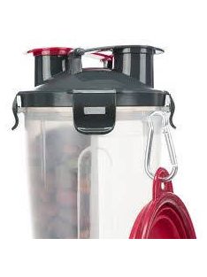   Trixie Feed and Water Containers - Úti etető és itató egyben ( 2× 0.35 l/ø 11 × 23 cm)
