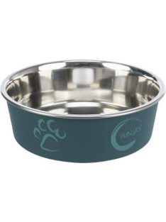   Trixie Stainless Steel Bowl - fémtál műanyag borítással (mintás, többféle színben) kutyák részére (1,5l/Ø21cm)