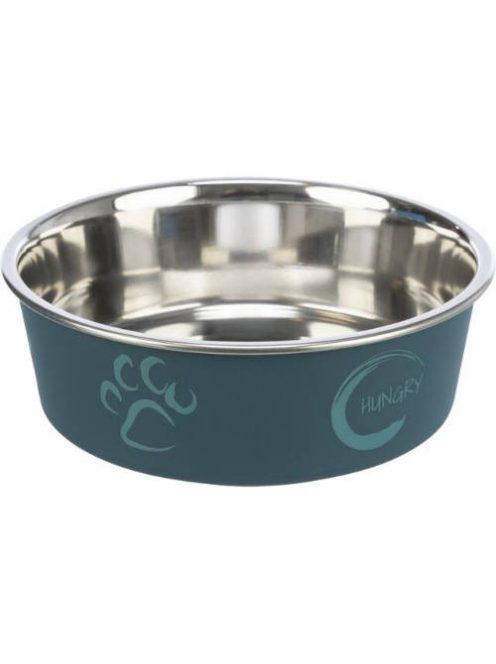 Trixie Stainless Steel Bowl - fémtál műanyag borítással (mintás, többféle színben) kutyák részére (1,5l/Ø21cm)