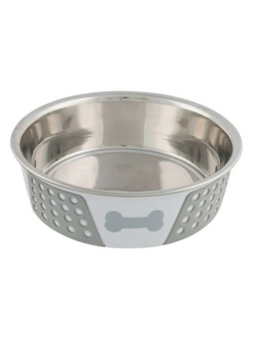 Trixie Stainless Bowl - Rozsdamentes tál, szilikon bevonattal (Ø17cm/0,75l)