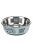 Trixie Stainless Bowl flat- Rozsdamentes tál (kék-szürke) kutyák részére (Ø17cm/0,8l)