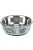 Trixie Stainless Bowl flat- Rozsdamentes tál (kék-szürke) kutyák részére (Ø21cm/1,6l)