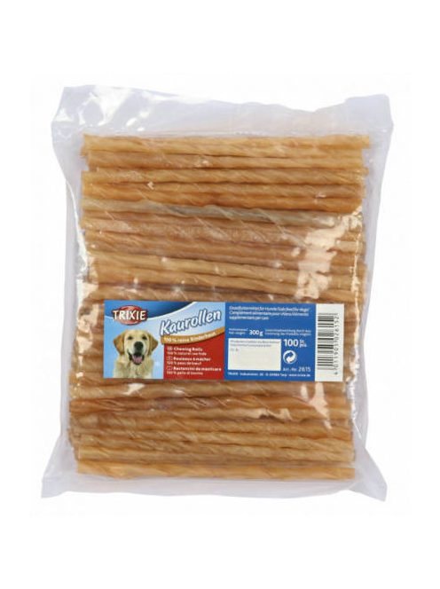 Trixie Chewing Rolls - jutalomfalat (marhabőr) kutyák részére (12 cm/ø5-6mm) 100db/csomag