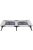 Trixie Dog Lounger - szögletes fekhely (szürke/fekete) kutyák részére (79x19x50cm)