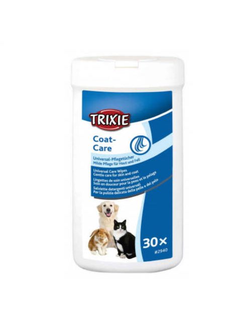 Trixie Universal Cosmetic Wipes - törlőkendő (30db) kutyák és macskák részére