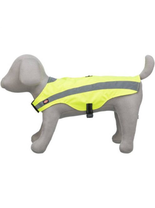 Trixie Safety Vest - Biztonsági mellény (neon sárga,fényvisszaverő) kutyák részére (XS) 30cm