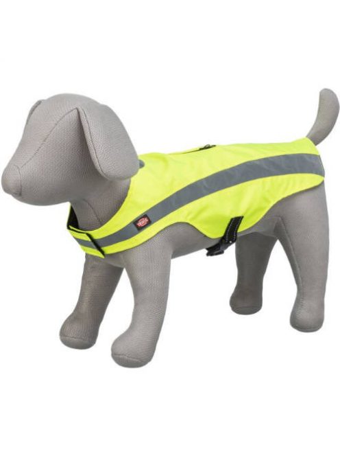 Trixie Safety Vest - Biztonsági mellény (neon sárga,fényvisszaverő) kutyák részére (S) 40cm