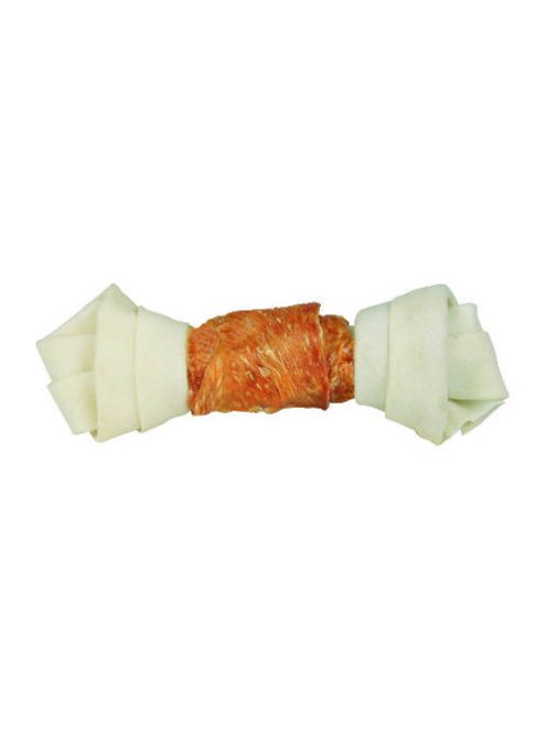 Trixie Denta Fun Knotted Chicken Chewing Bone - jutalomfalat (csomózott csont csirkével) 15cm (1db/70g)