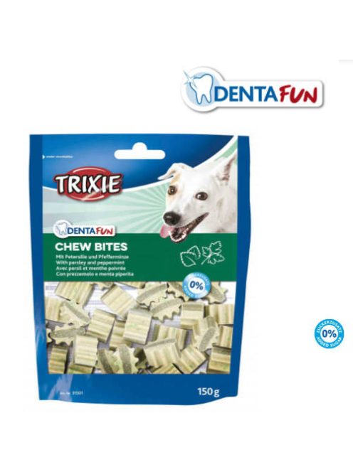 Trixie Denta Fun Chew Bites - jutalomfalat (petrezselyem,borsmentával) kutyák részére (150g)