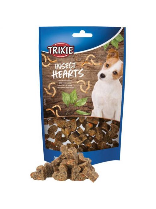 Trixie Insect Hearts with mealworms - jutalomfalat (monoprotein) kutyák részére (80g)