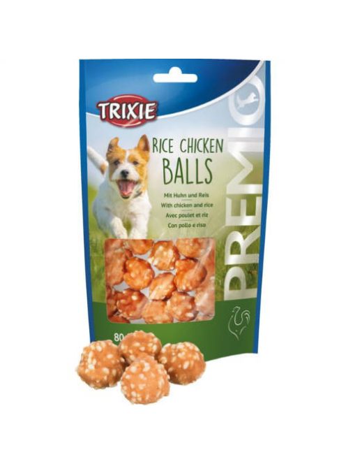Trixie Premio Rice Chicken Balls - jutalomfalat (csirke,rizs) kutyák részére (80g)
