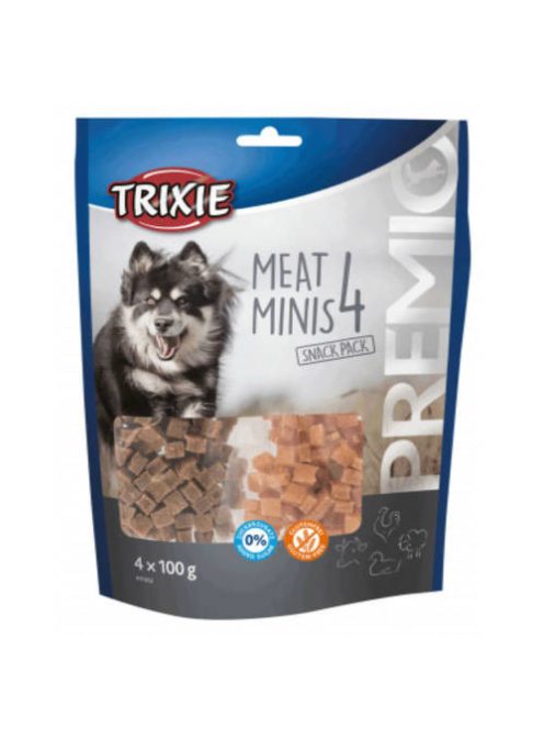 Trixie PREMIO 4 Meat Minis - jutalomfalat (csirke,kacsa,marha,bárány) 4x100g