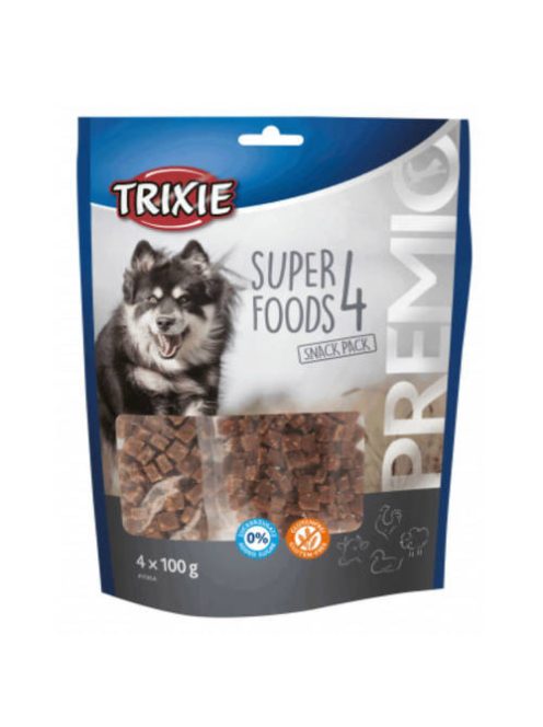 Trixie PREMIO 4 Superfoods - jutalomfalat (csirke,kacsa,marha,bárány) 4x100g