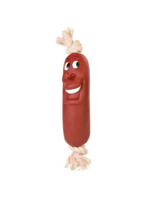 Trixie Sausages on a Rope - vinil játék (kolbász) kutyák részére (Ø11cm)