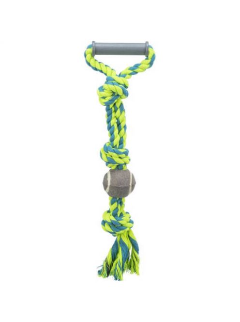 Trixie Playing Rope with Tennis Ball - játék (labda kötéllel) kutyák részére (ø6cm/50cm)