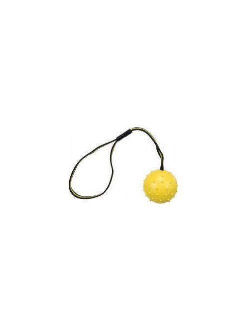 Trixie Sporting Ball on a Strap - natúr gumi játék (labda) kutyák részére (Ø6x35cm)