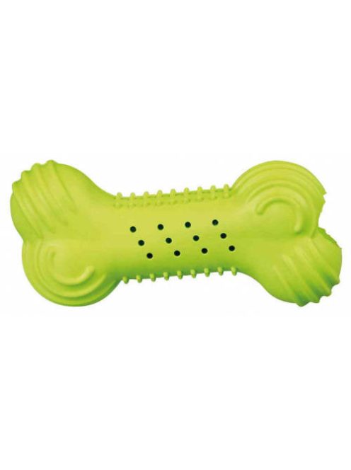 Trixie Rustling Bone Dog Toy - natúr gumi játék (zörgős csont) kutyák részére (Ø11cm)