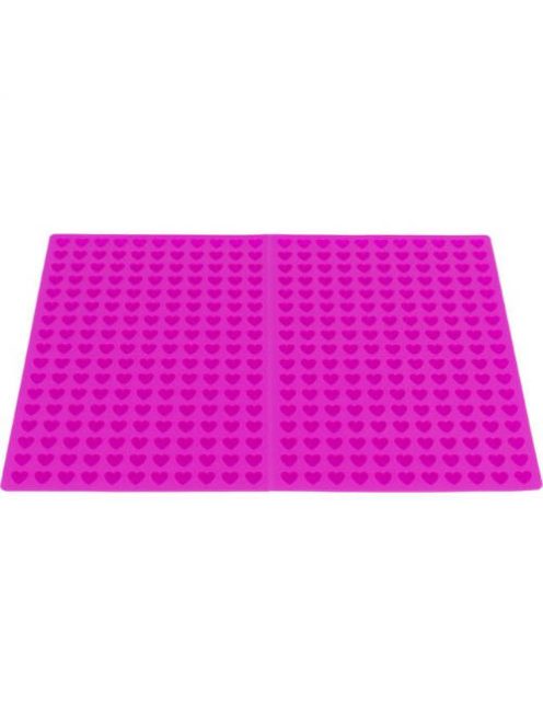 Trixie Baking Mat - sütőforma (szív forma,szilikon) snackek készítéséhez (38x28cm)