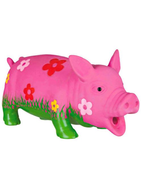 Trixie Pig Dog Toy - latex játék (virágos disznó) kutyák részére (20cm)