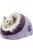 Trixie Minou Cave - plüss barlang (lila/viola lila) kutyák részére (35×26×41)