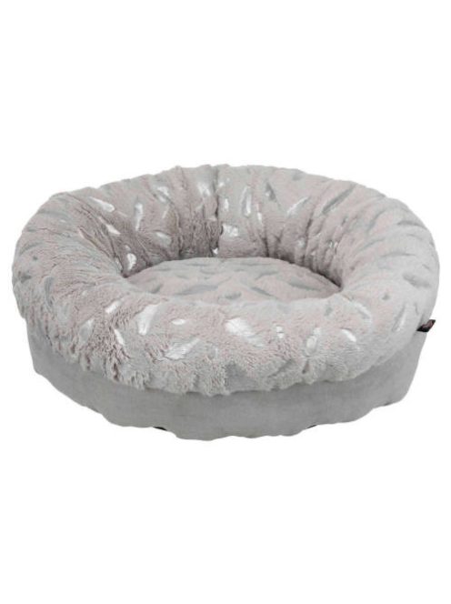 KT24:Trixie Feather Bed - derék alj (ezüst/szürke) kutyák részére (Ø50cm)
