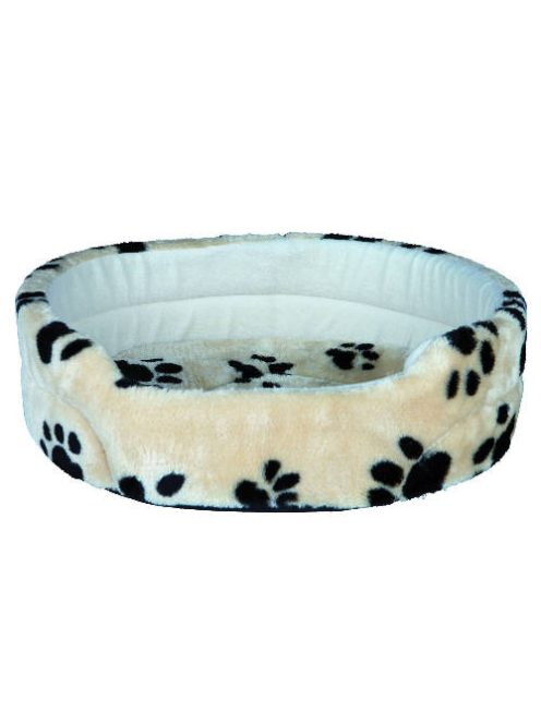 Trixie Charly Bed - ovális, peremes fekhely (bézs/mintás) macskák részére (43x38cm)