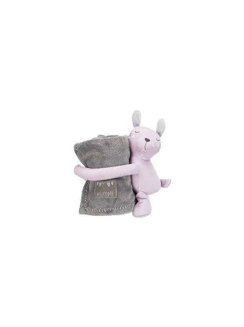 Trixie Junior Cuddly Set - takaró (szürke,lila) kölyök kutyák részére (75×50cm)