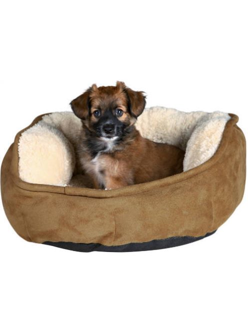 Trixie Cosma Bed - kerek, peremes fekhely (barna/bézs) kutyák részére (Ø50cm)