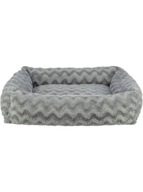 Trixie Vital Loki bed - négyszögletes, peremes fekhely (szürke) kutyák részére (65x50cm)