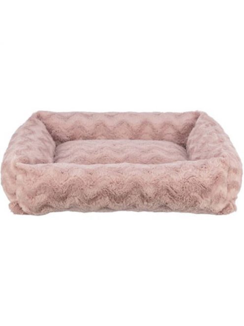 Trixie Vital Loki bed - négyszögletes, peremes fekhely (pasztell rózsaszín) kutyák részére (50x35cm)