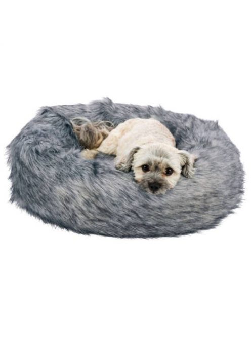 Trixie Bed Yelina - kerek, peremes fekhely (fekete/szürke) kutyák részére (Ø55cm)